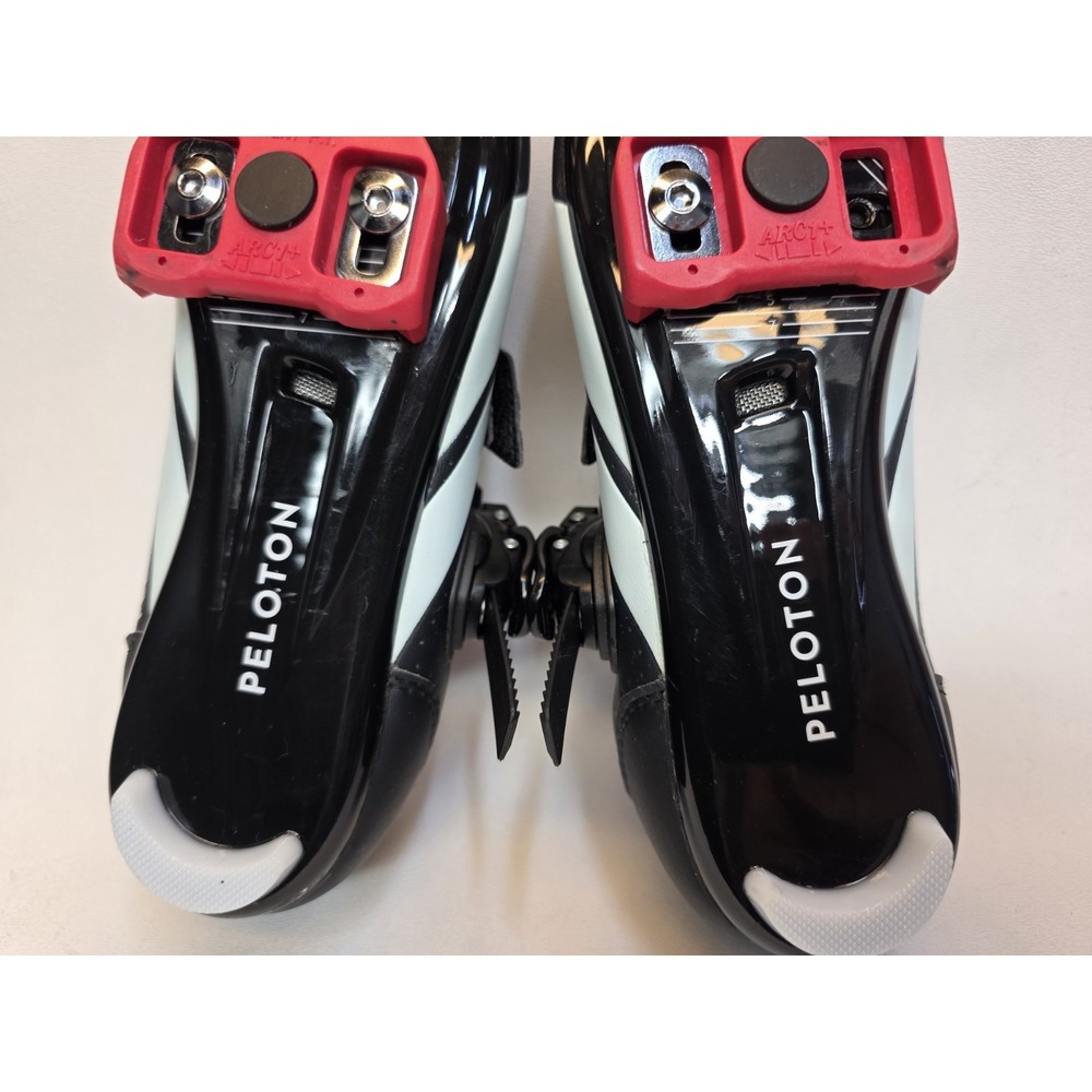 Womens EU 37 US 6 Peloton Bike Cycling Shoes Road Spin Black Cleats - Picture 10 of 10